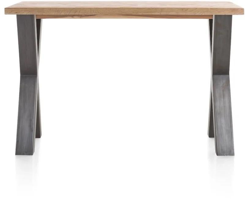 Henders & Hazel bartafel Railway Brown 160x90 cm, Huis en Inrichting, Tafels | Eettafels, Gebruikt, 50 tot 100 cm, 150 tot 200 cm