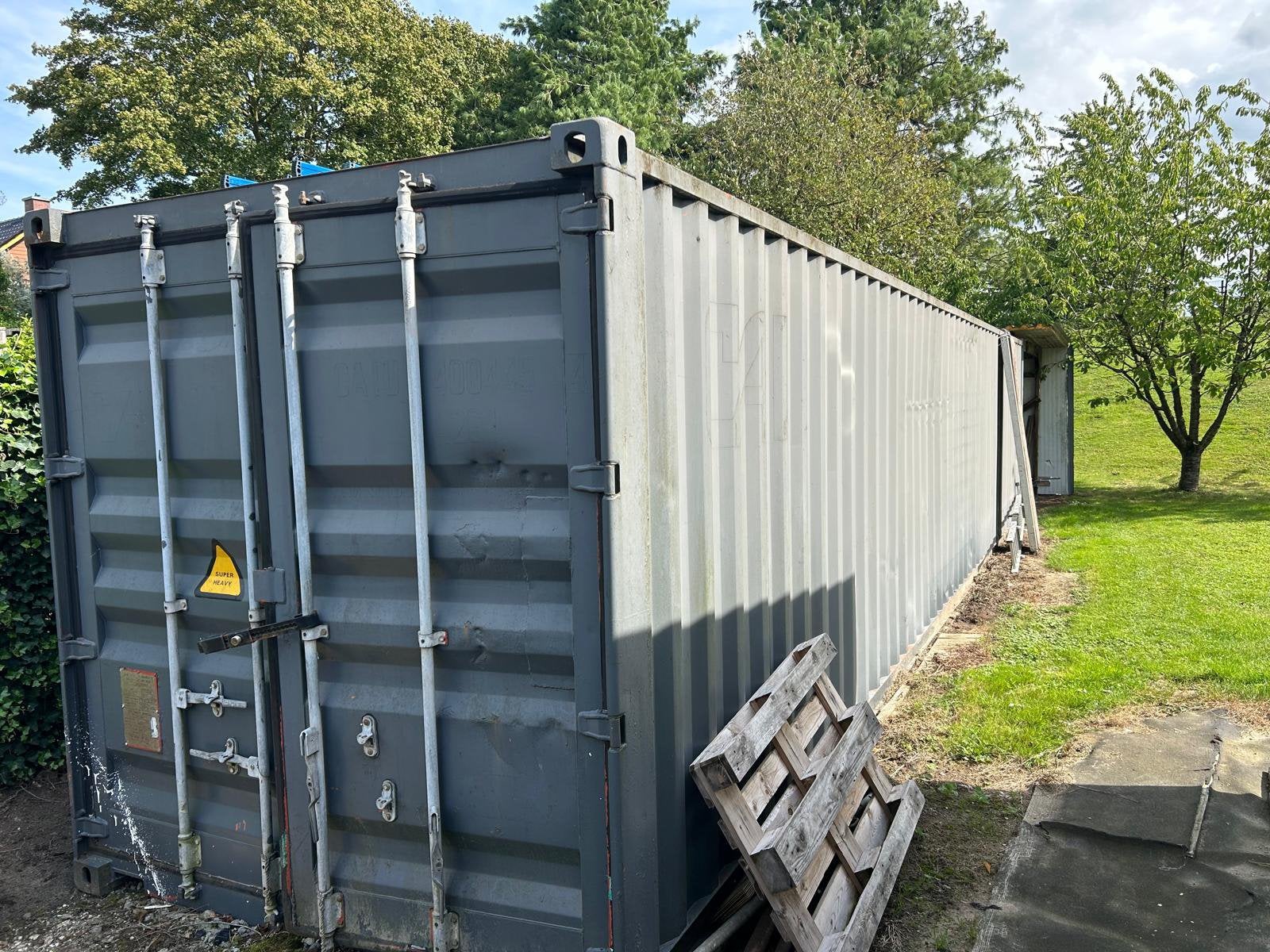Zeecontainer 40ft MET Extra SLOT, Ophalen