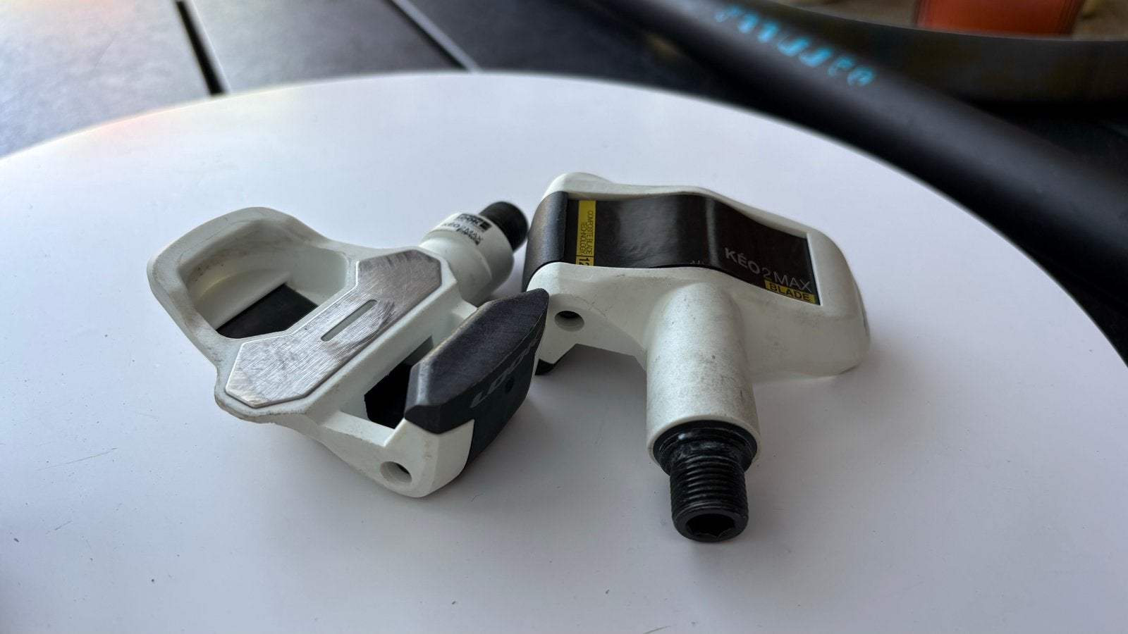 Look Keo 2 Max Blade racefiets pedalen, Crankstel of Pedalen, Gebruikt, Kunststof, Ophalen of Verzenden