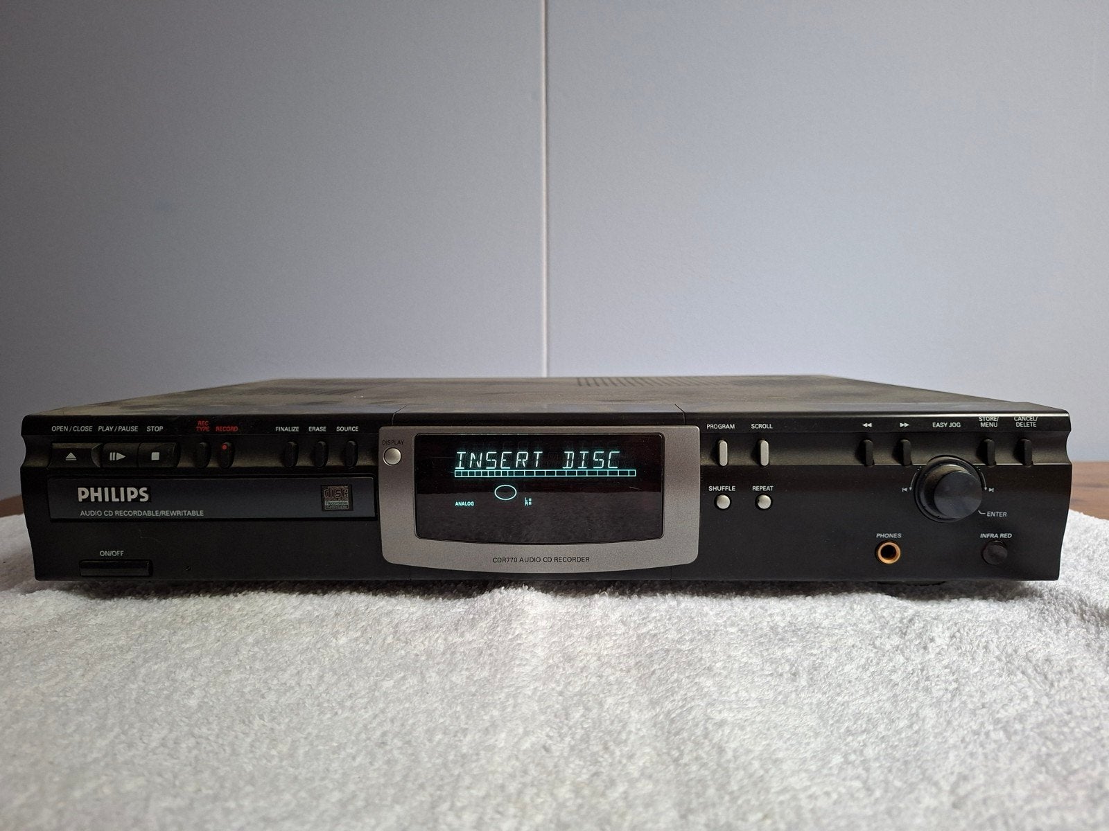 Philips CDR770 Audio CD Recorder - Met afstandsbediening, Ophalen
