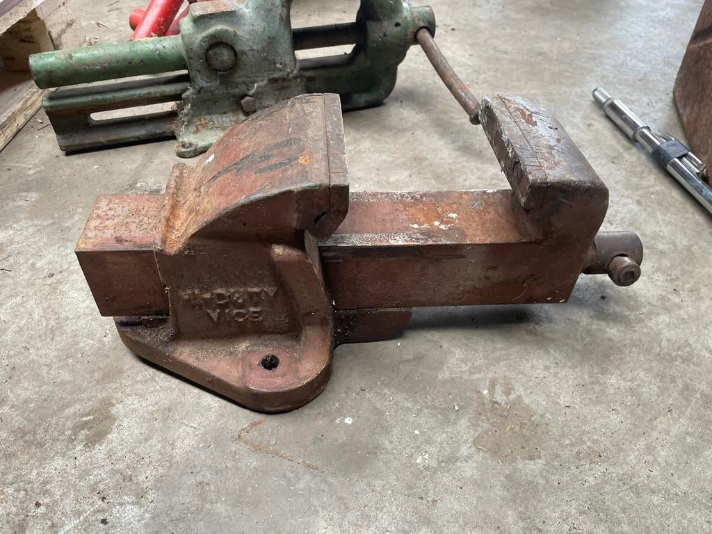 Robuuste bankschroef - Heavy Duty Vice, Ophalen, Gebruikt
