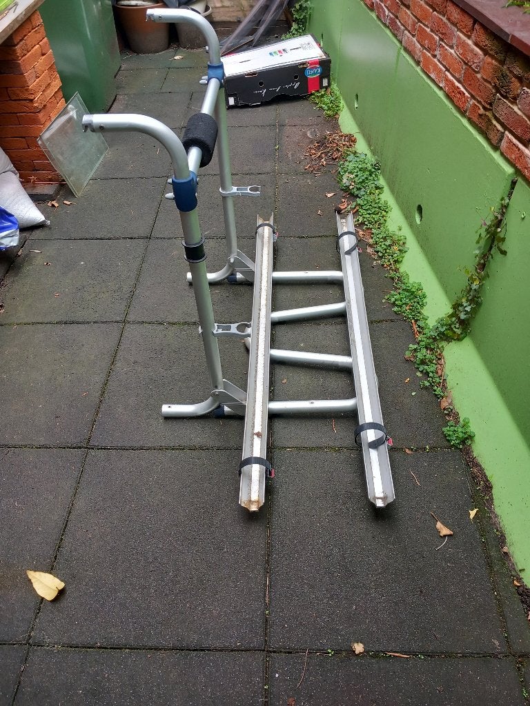 Fietsendrager voor achter op caravan, Ophalen, Gebruikt