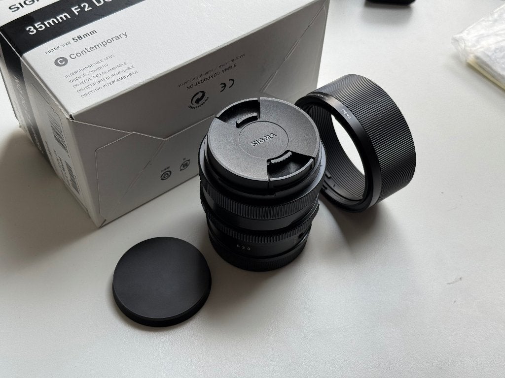 Sigma 35mm F2 DG DN Contemporary • L mount • Nieuw, Ophalen of Verzenden, Nieuw, Standaardlens