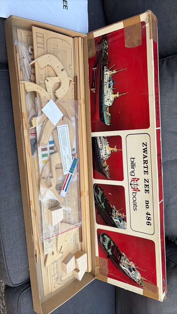 Ouwe Billing Boats Zwarte Zee no 486 bouwpakket, Ophalen of Verzenden, Zo goed als nieuw