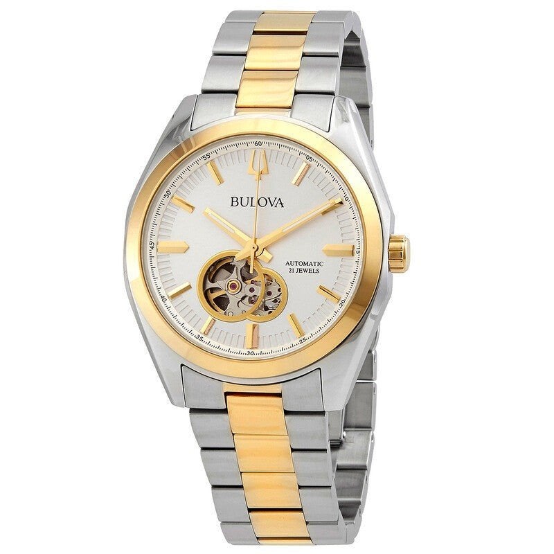Bulova Surveyor 98A284 Open Heart, Staal, Polshorloge, Bulova, 1960 of later