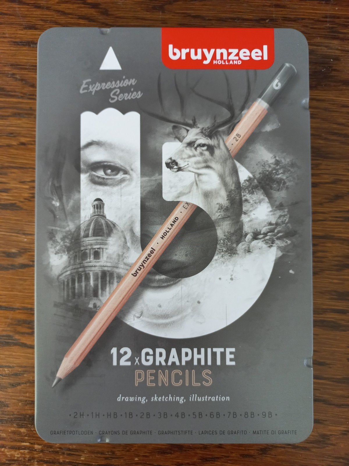 Bruynzeel grafiet potloden/grijze potloden, goed als nieuw, Ophalen of Verzenden, Zo goed als nieuw, Potlood of Stift