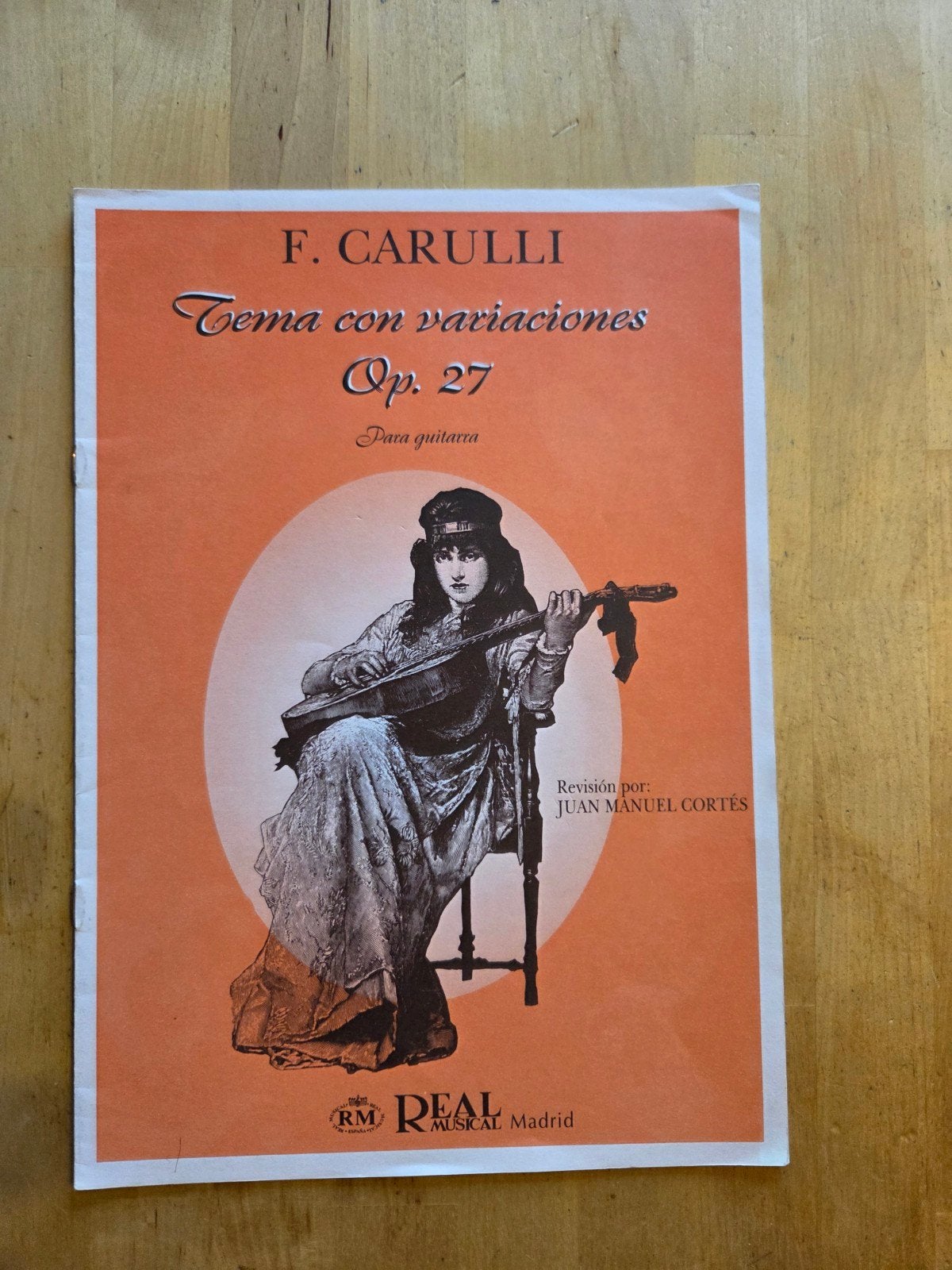 F. Carulli - Tema con Variaciones Op. 27 voor gitaar, Gitaar, Klassiek, Nieuw, Ophalen of Verzenden