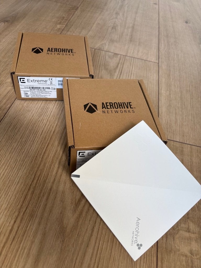 setje 2x Aerohive AP130 Wifi5 accesspoint nieuw in doos, Ophalen of Verzenden, Nieuw