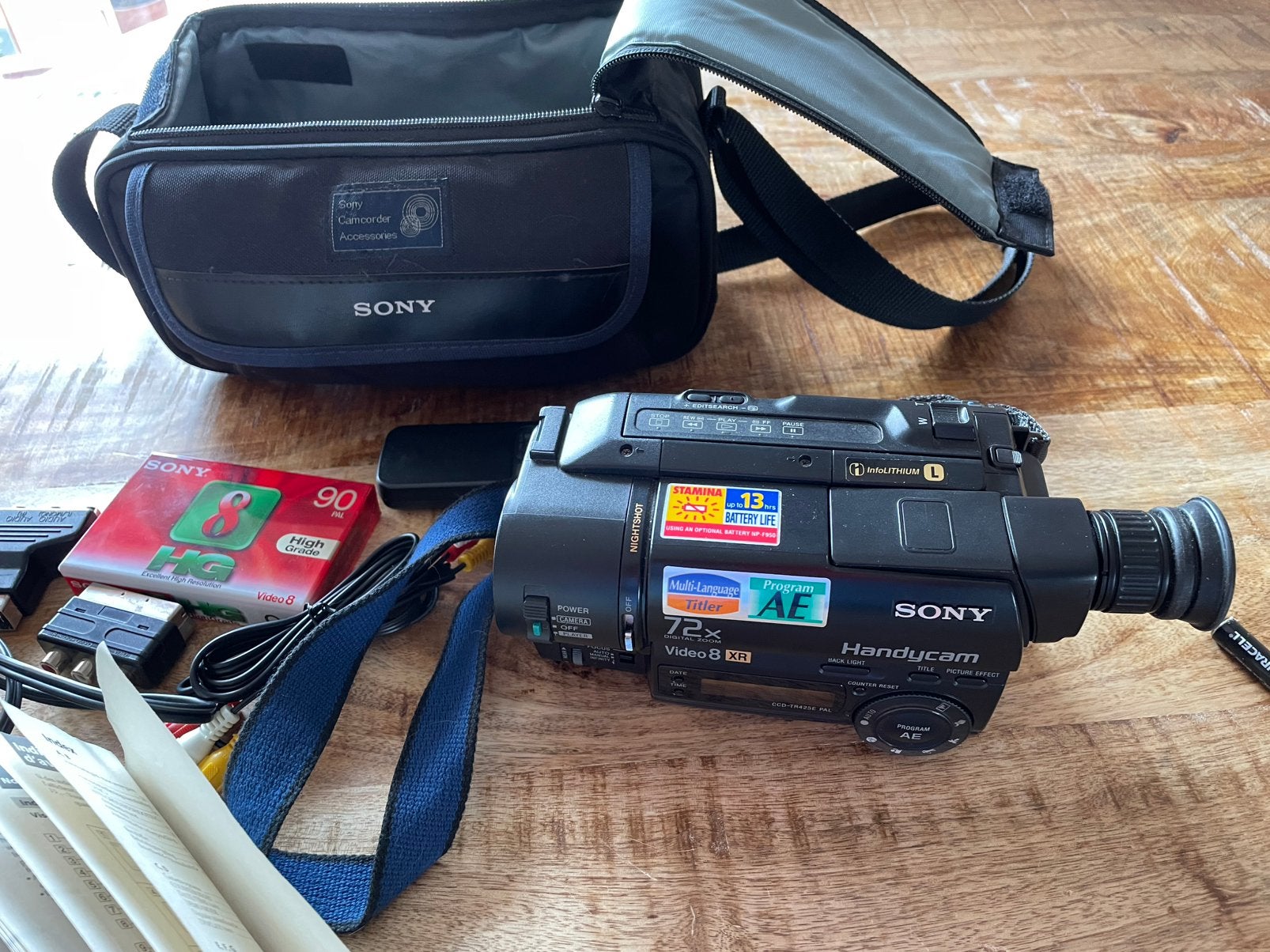 Video Camera Recorder Sony, Ophalen, 8mm, Camera
