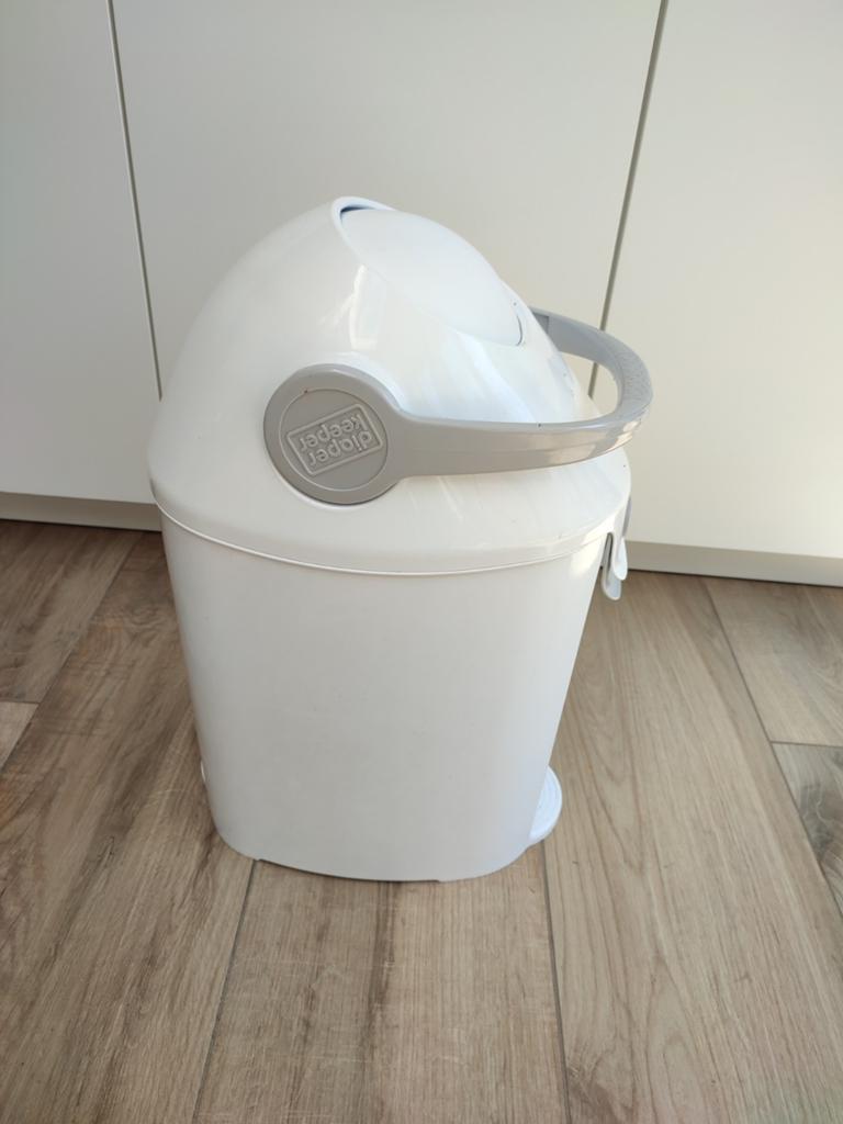 Diaper Keeper Luieremmer - Wit, Ophalen of Verzenden, Gebruikt