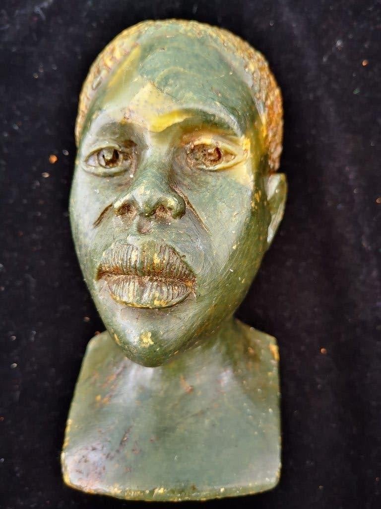 Afrikaanse Zimbabwe Buste sculptuur Shona tribal Kunst 1.5kg, Antiek en Kunst, Kunst | Beelden en Houtsnijwerken, Ophalen of Verzenden