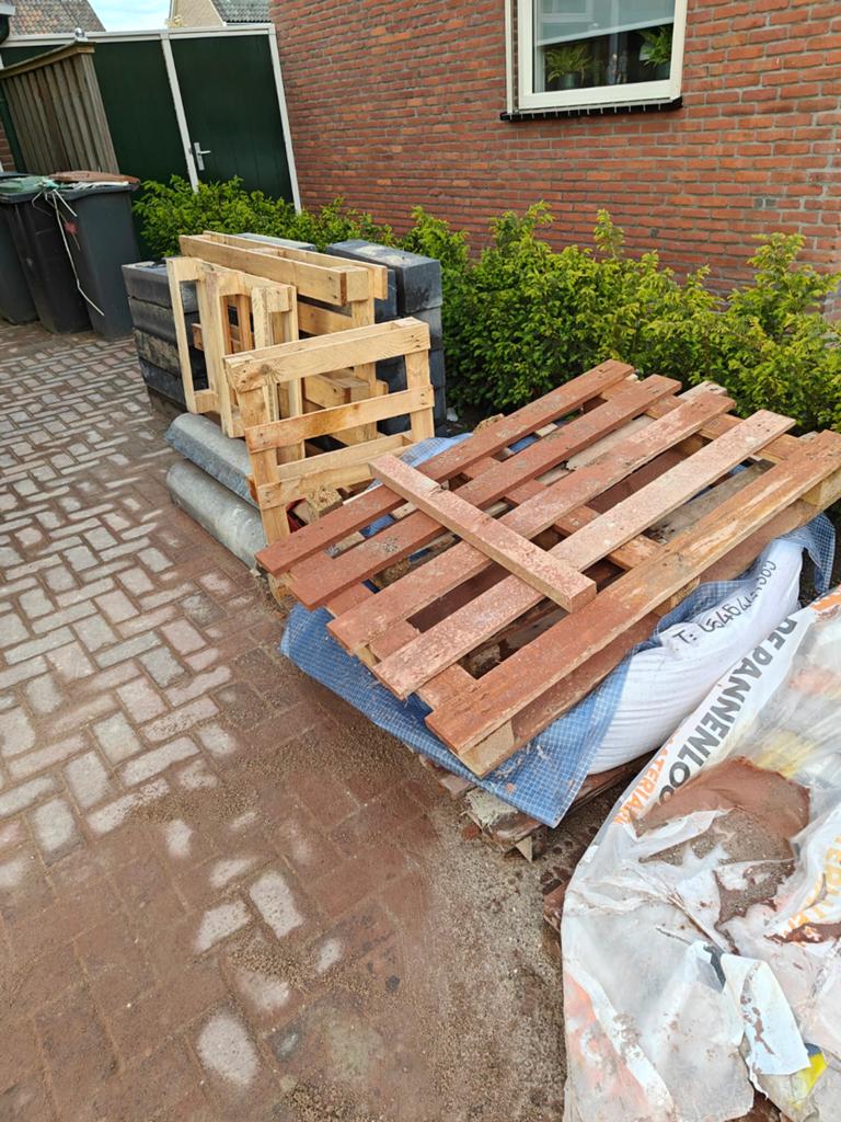 Gratis pallets, Nieuw, Ophalen of Verzenden, Pallet, Minder dan 200 cm