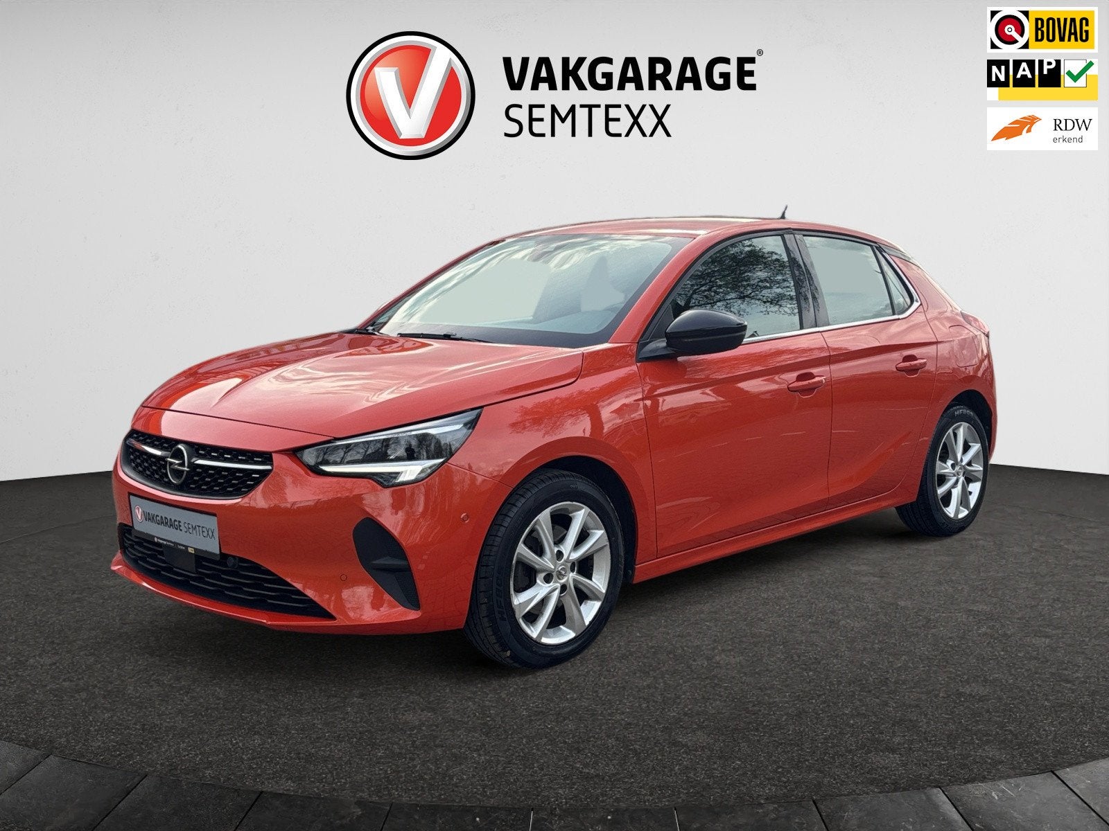Opel Corsa 1.2 Elegance | Automaat | Org NL | 1e Eig. | Crui, Auto's, Dealer onderhouden, 101 pk, Gebruikt, Leder en Stof