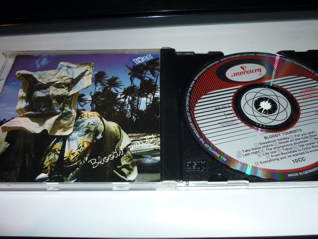 10cc de cd Bloody Tourists made in germany, Verzenden, Zo goed als nieuw, Poprock