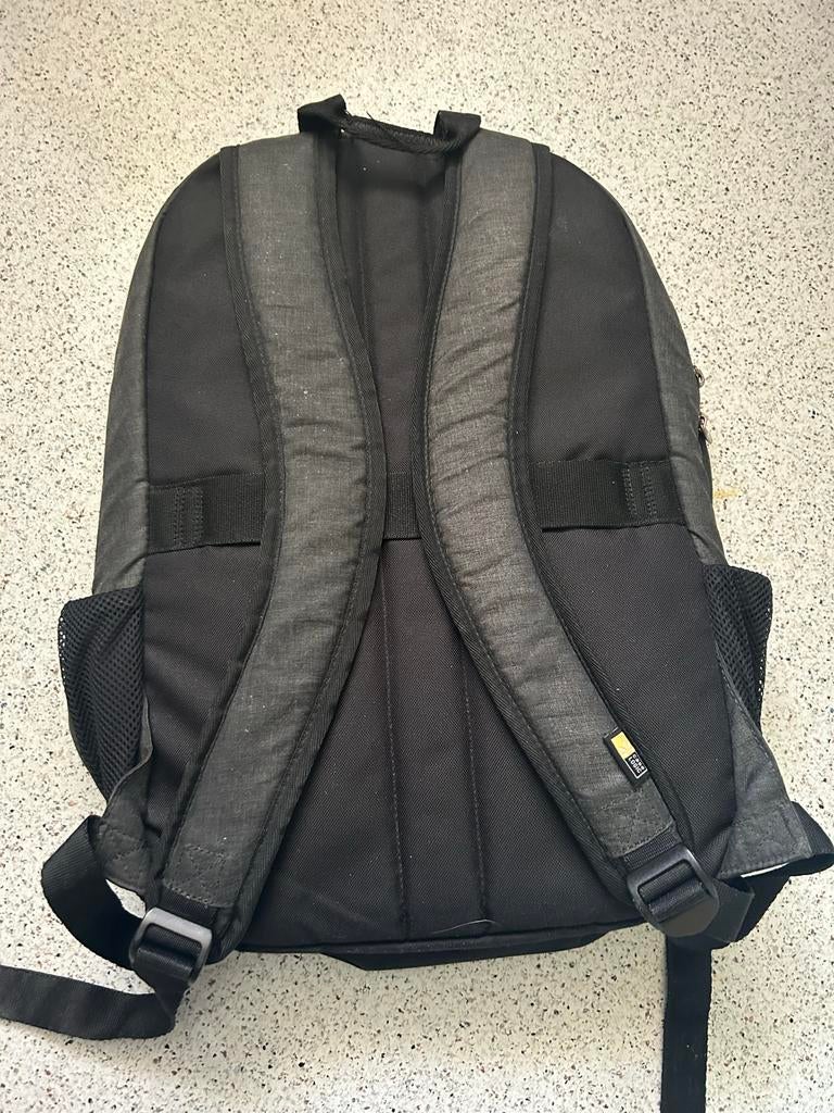 Case Logic Laptop Rugzak - Grijs, Computers en Software, Laptoptassen, Gebruikt, Rugzak, 15 inch, Case Logic, Gevoerd laptopvak