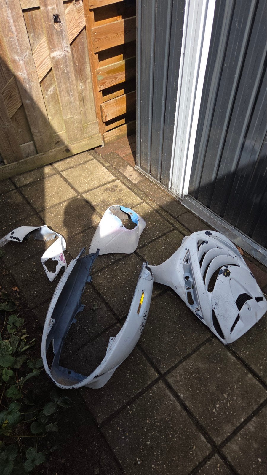 Zip sp kappenset slecht gespoten, Fietsen en Brommers, Ophalen of Verzenden, Gebruikt, Kap, Piaggio