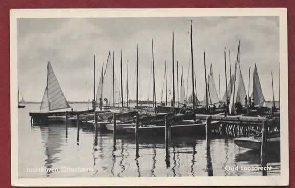 Loosdrecht - Jachthaven Oud Loosdrecht - Ong., Ophalen of Verzenden, 1940 tot 1960, Ongelopen, Noord-Holland