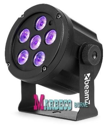 LED Slim Par, PAR30 licht effect, UV, Ultra Violet light, Geluidgestuurd, Nieuw, Info@marbeco.nl, BeamZ