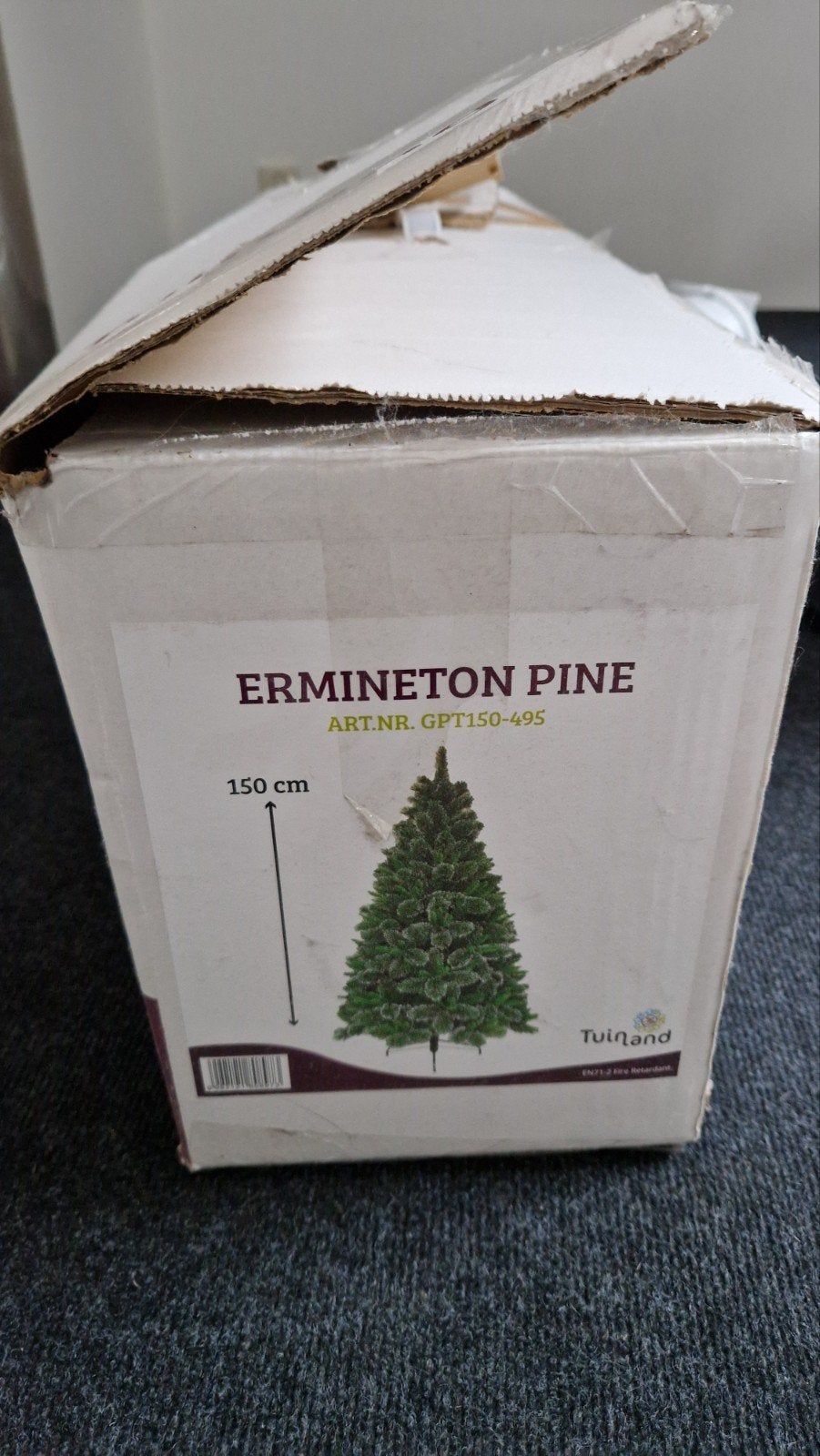Tuinland Ermineton Pine Kerstboom, Diversen, Kerst, Ophalen, Zo goed als nieuw
