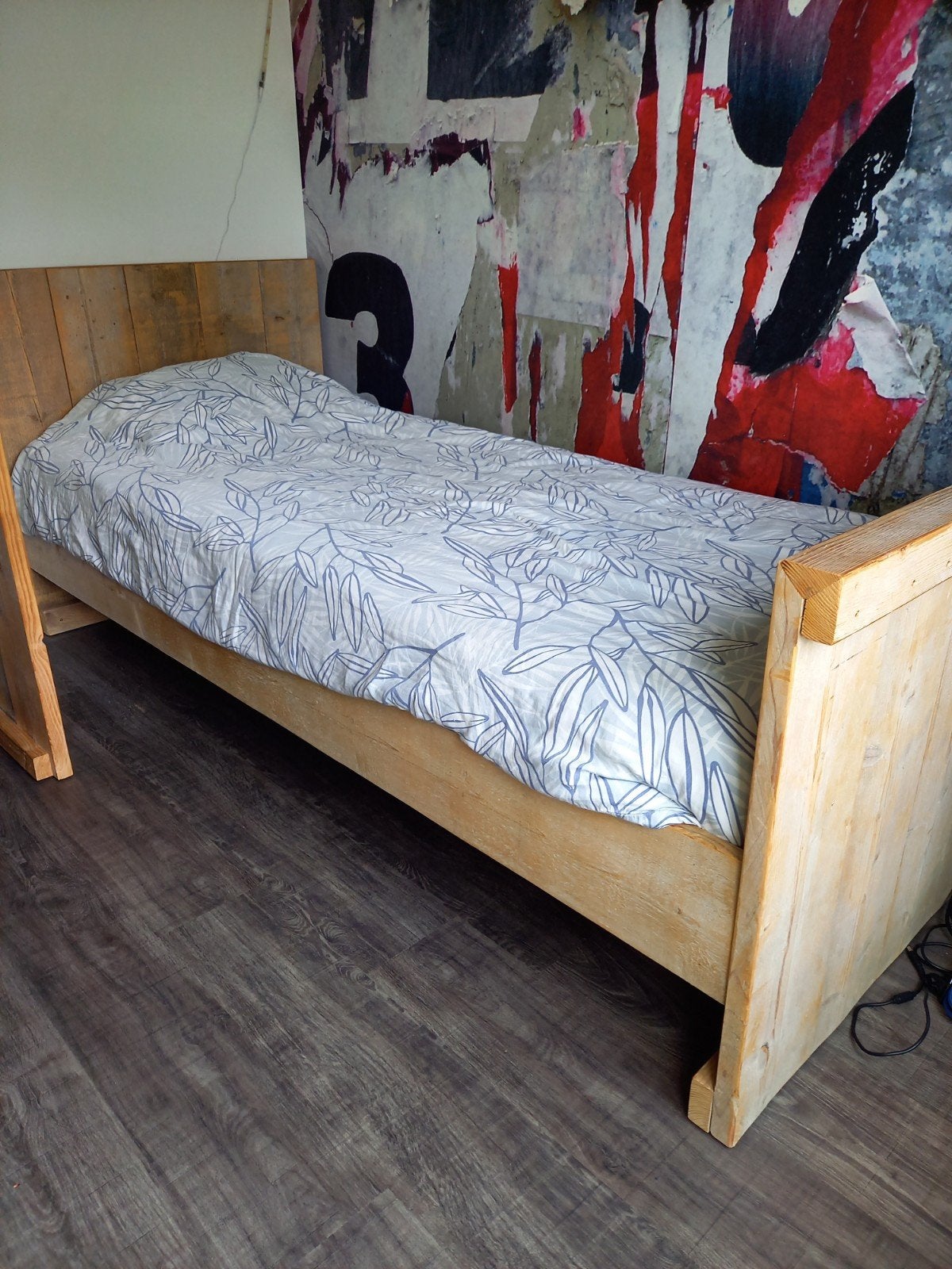 eenpersoonsbed 90x210 cm, Ophalen, Gebruikt, 90 cm, Eenpersoons
