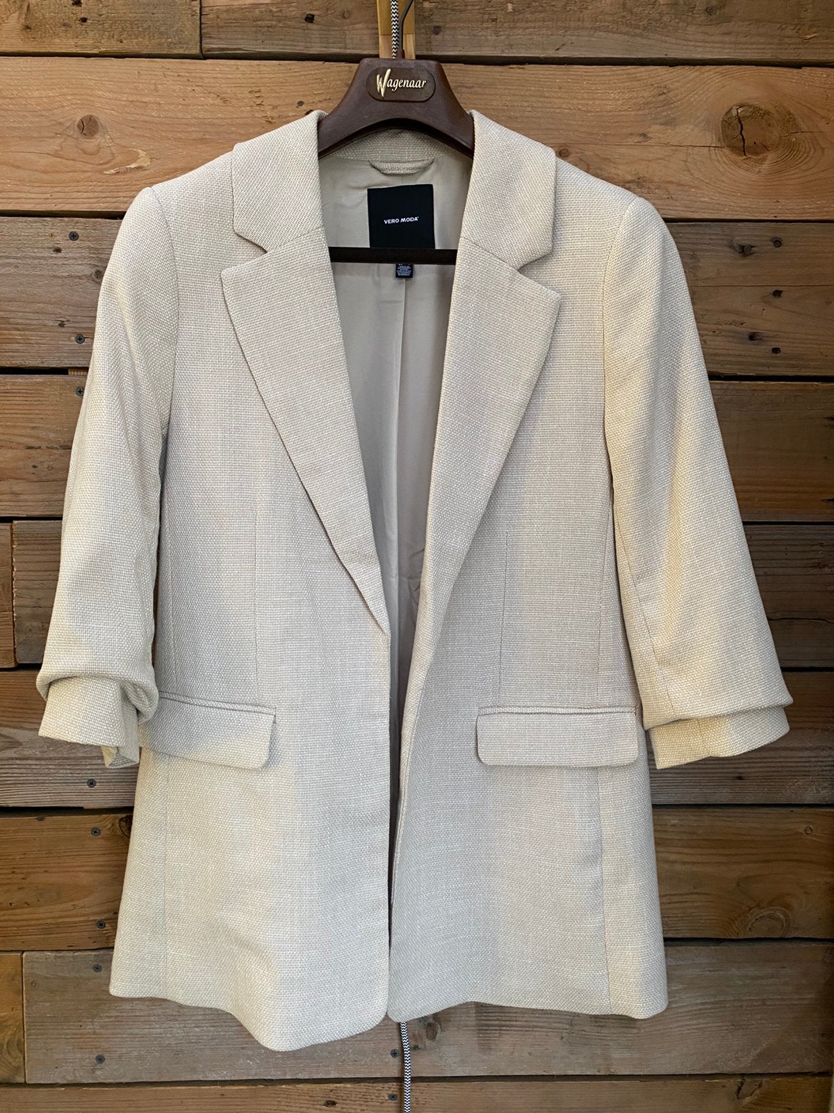 Dames colbert crème kleurig Vero Moda maat M, Maat 38/40 (M), Wit, Ophalen of Verzenden, Zo goed als nieuw
