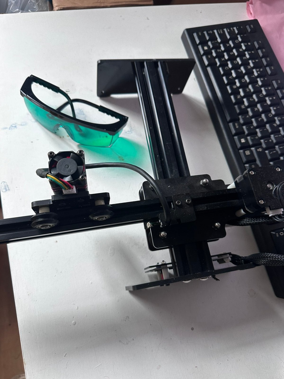 Laser graveermachine (incl marking powder), Ophalen of Verzenden, Zo goed als nieuw