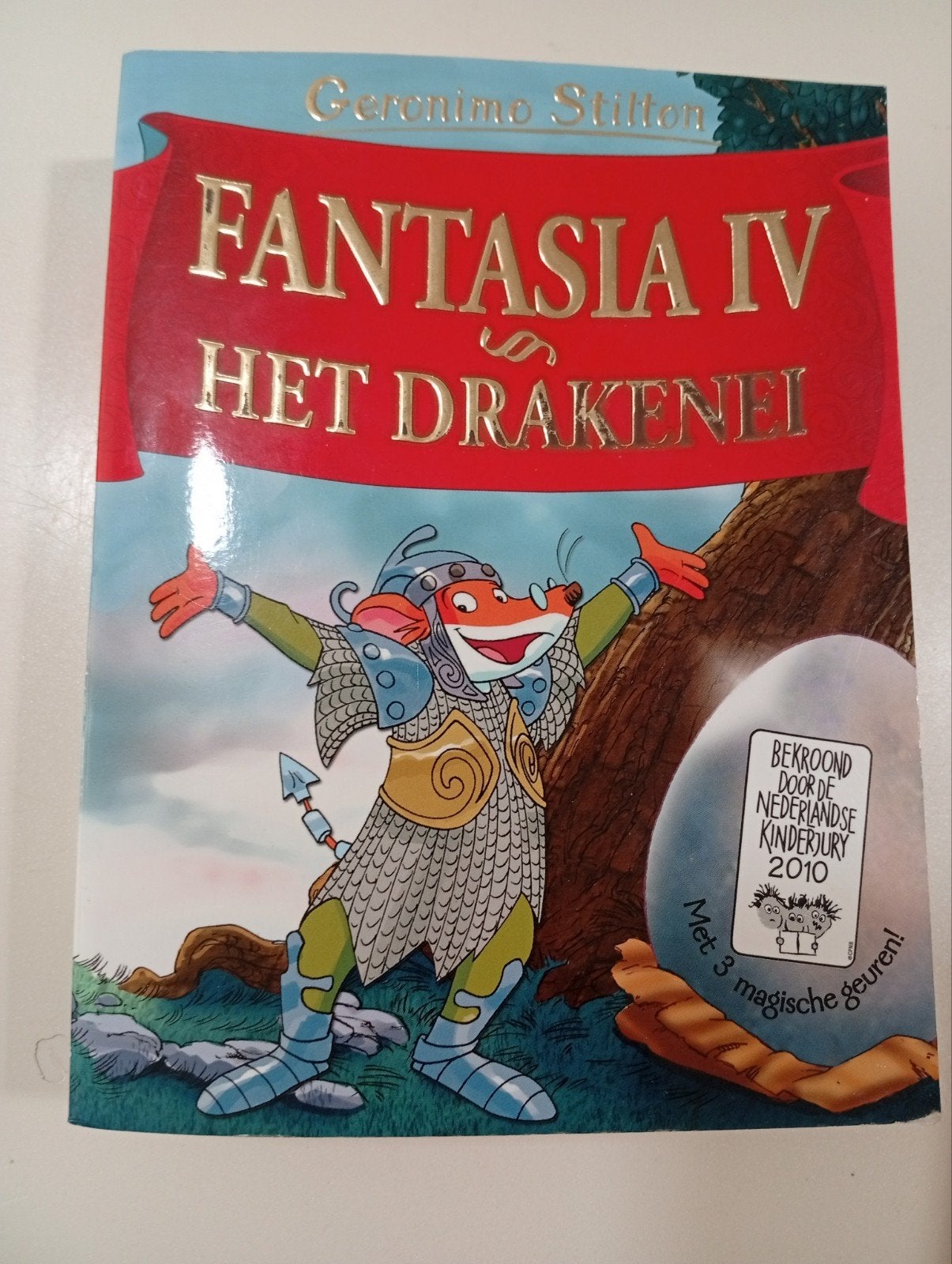 Geronimo Stilton Fantasia IV Het drakenei, Ophalen of Verzenden, Zo goed als nieuw