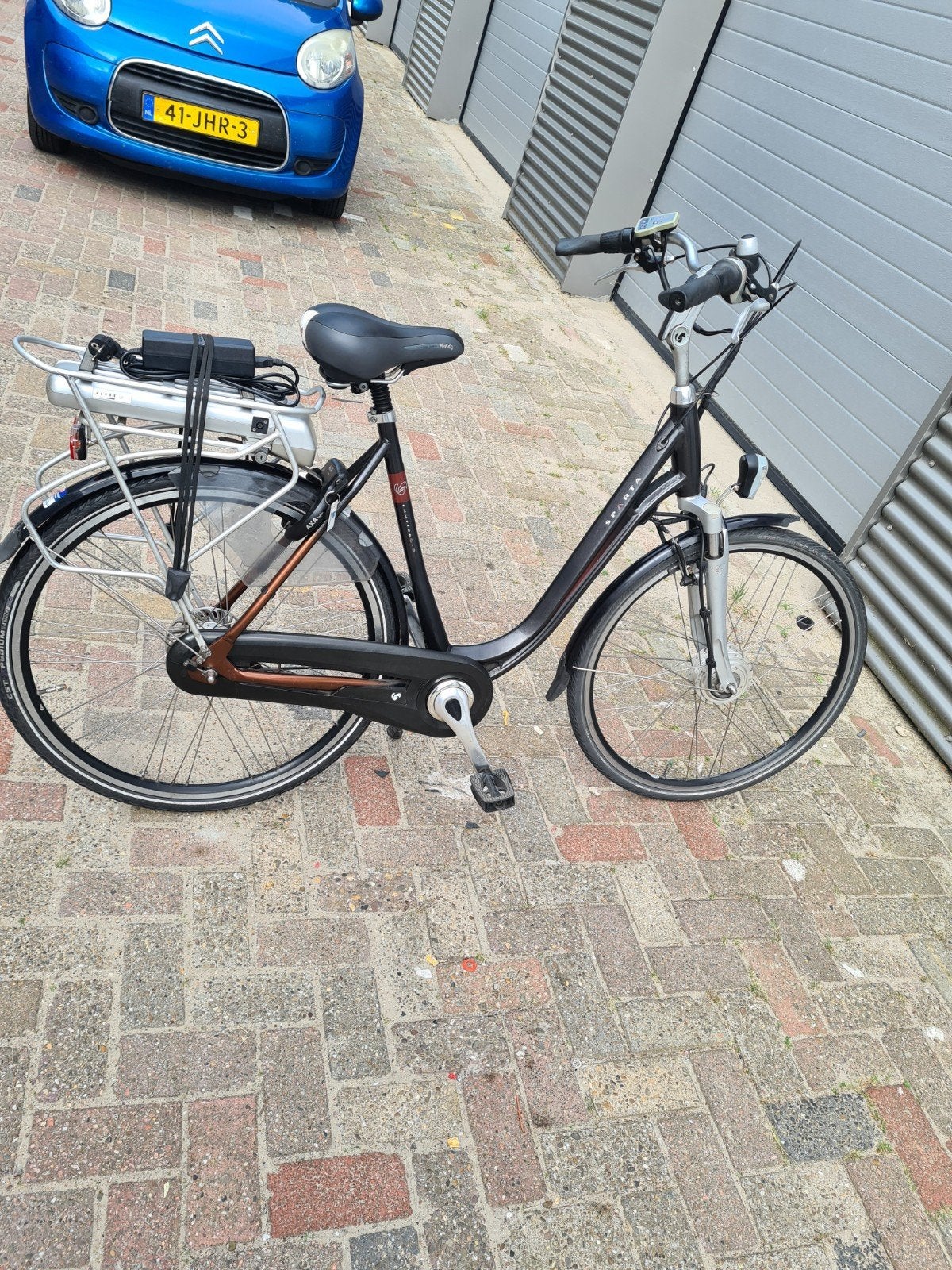 Elektrische fiets in zeer goede staat, afkomstig van Sparta, Auto diversen, Carkits, Ophalen of Verzenden, Zo goed als nieuw
