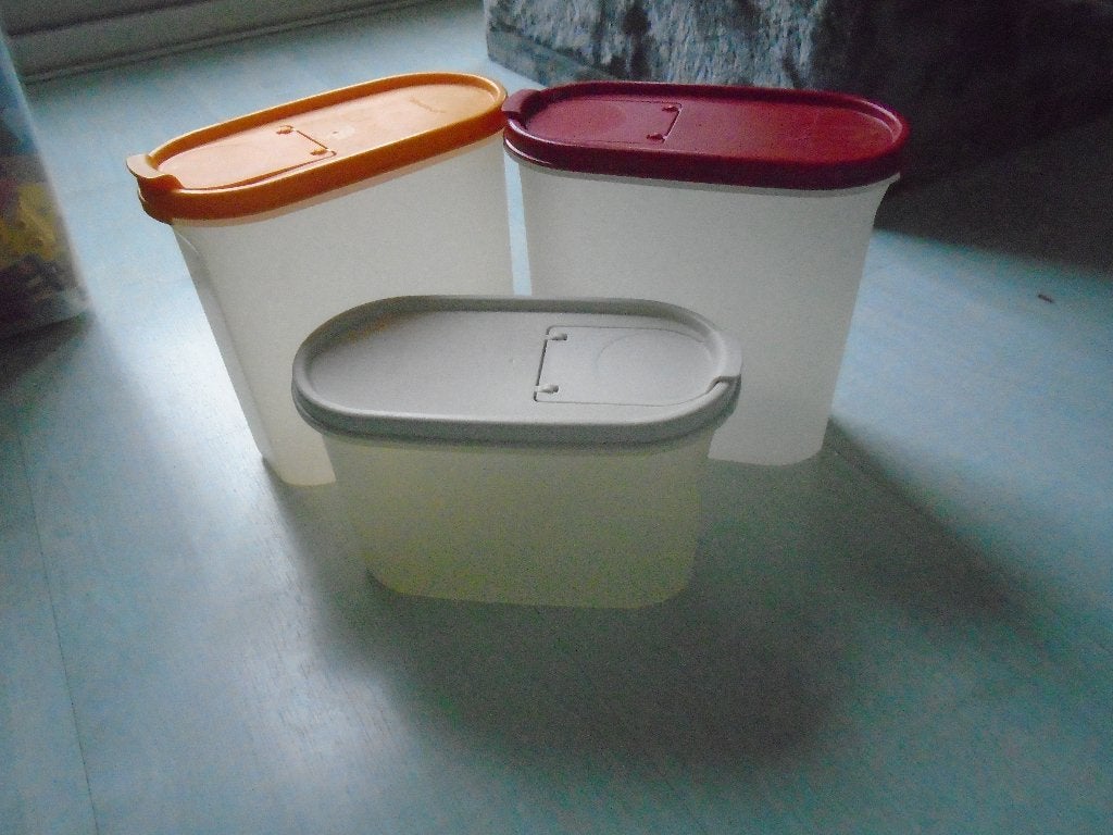 voorraadbussen, 3x tupperware, Ophalen of Verzenden, Zo goed als nieuw, Overige typen