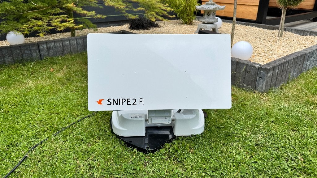 Xsarius Snipe 2 Volautomatische vlakke satelliet ontvanger, Ophalen, Gebruikt, (Schotel)antenne, Overige merken