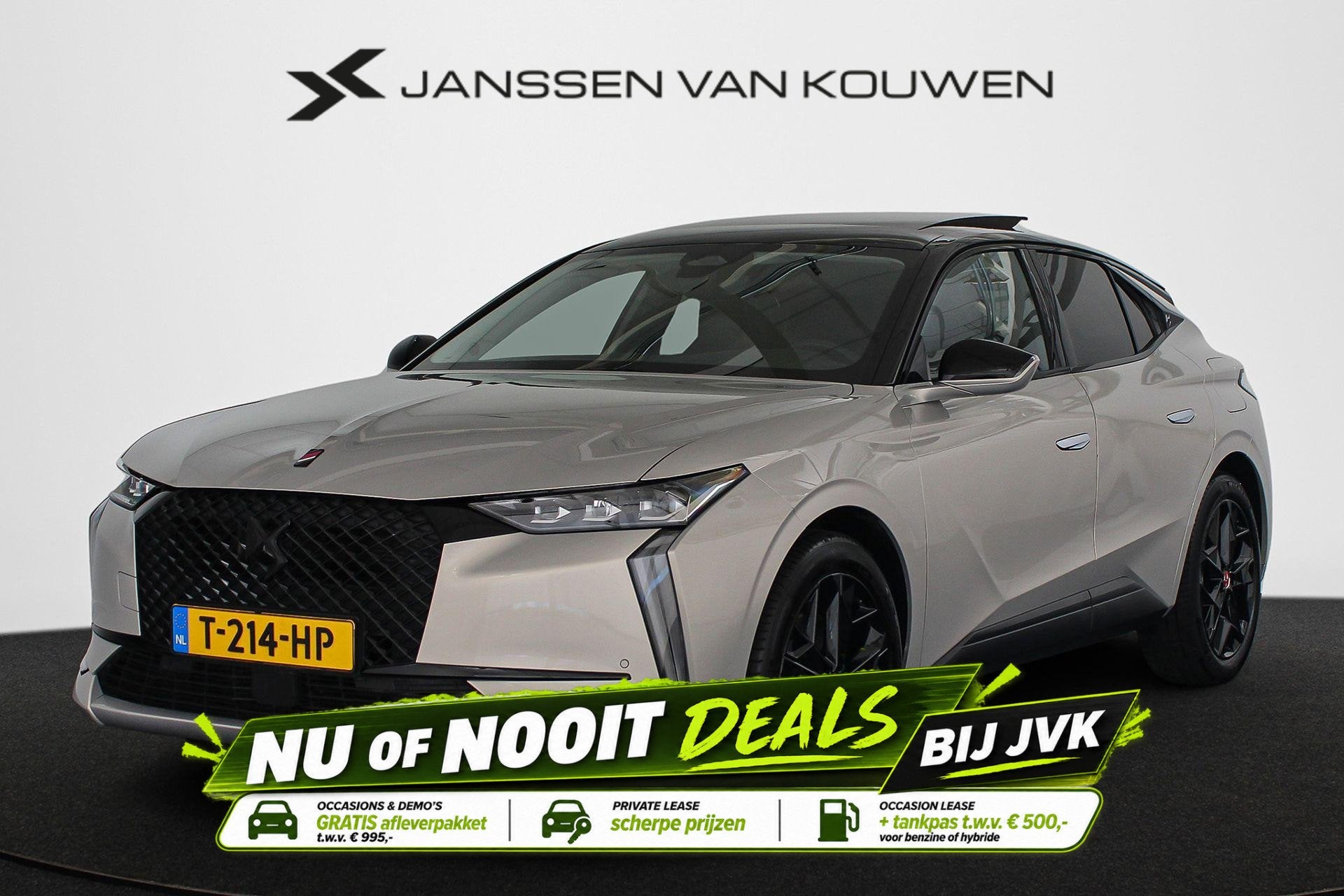 DS 4 E-Tense Performance Line+ PHEV Panoramadak 360-Camera N, Gebruikt, 4 cilinders, Automatische klimaatregeling, Hybride Elektrisch/Benzine