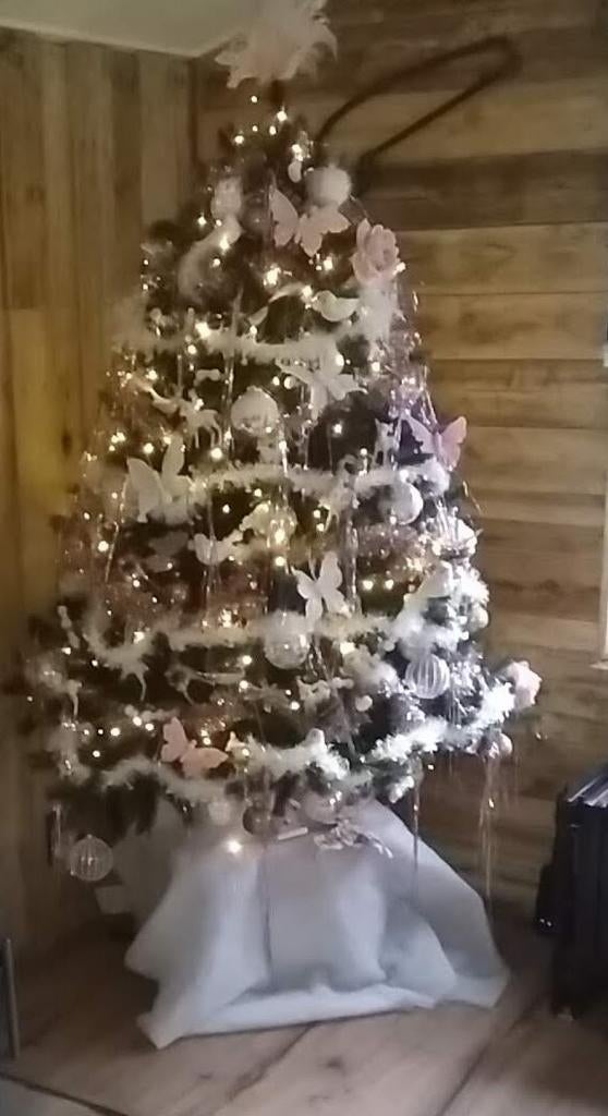 Kunstkerstboom plus versiering, Diversen, Kerst, Ophalen
