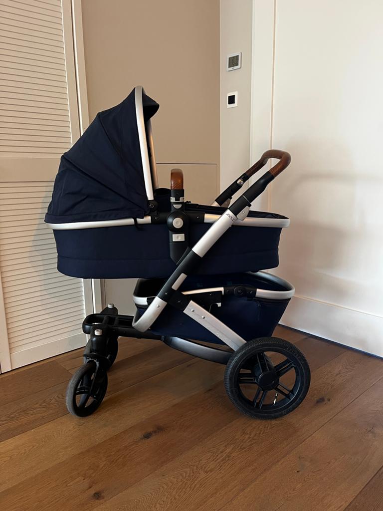 Joolz Geo earth II parrot blue. Nette staat, Gebruikt, Verstelbare duwstang, Ophalen, Kinderwagen