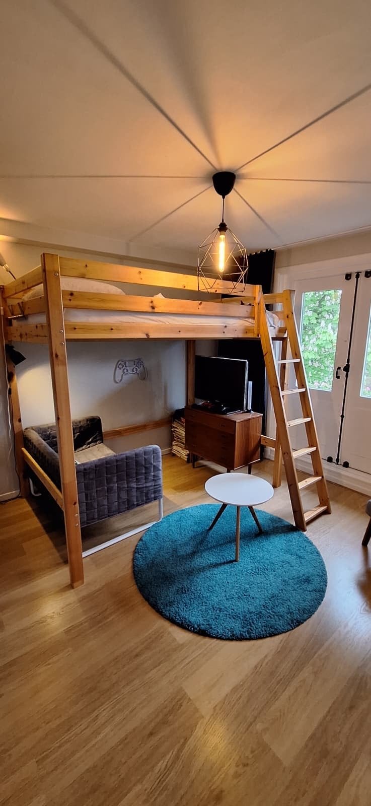 Ikea Stora Tweepersoons Hoogslaper - 140 x 200 cm, Ophalen, Gebruikt, Hoogslaper, Tweepersoons