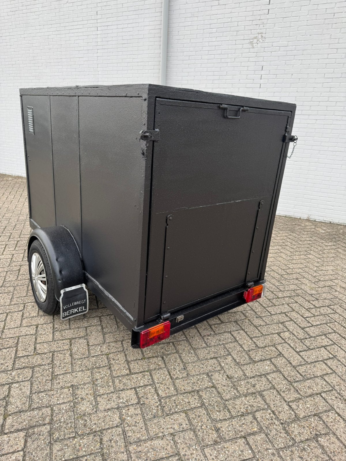 Gesloten aanhanger – oprijklep – nette staat, Ophalen, ., Zo goed als nieuw, .