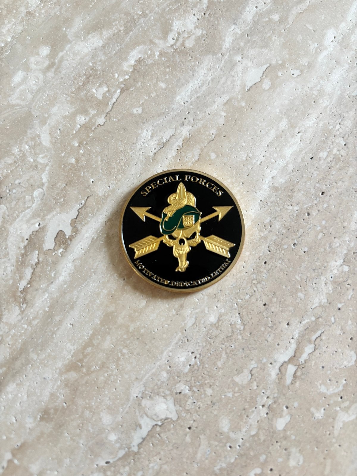 US Army Special Forces Challenge Coin, Ophalen, Zo goed als nieuw
