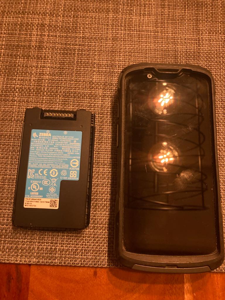 ZebraTC53 handheld., Ophalen of Verzenden, Zo goed als nieuw, Zwart