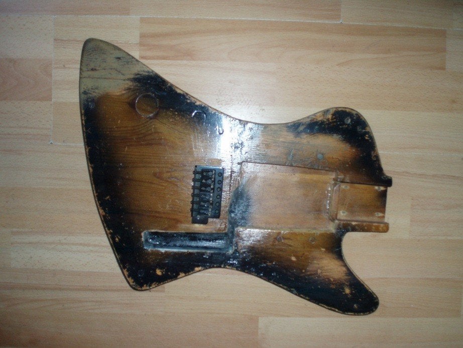 Te ruil relic body en hals, Ophalen of Verzenden, Gebruikt, Elektrische gitaar