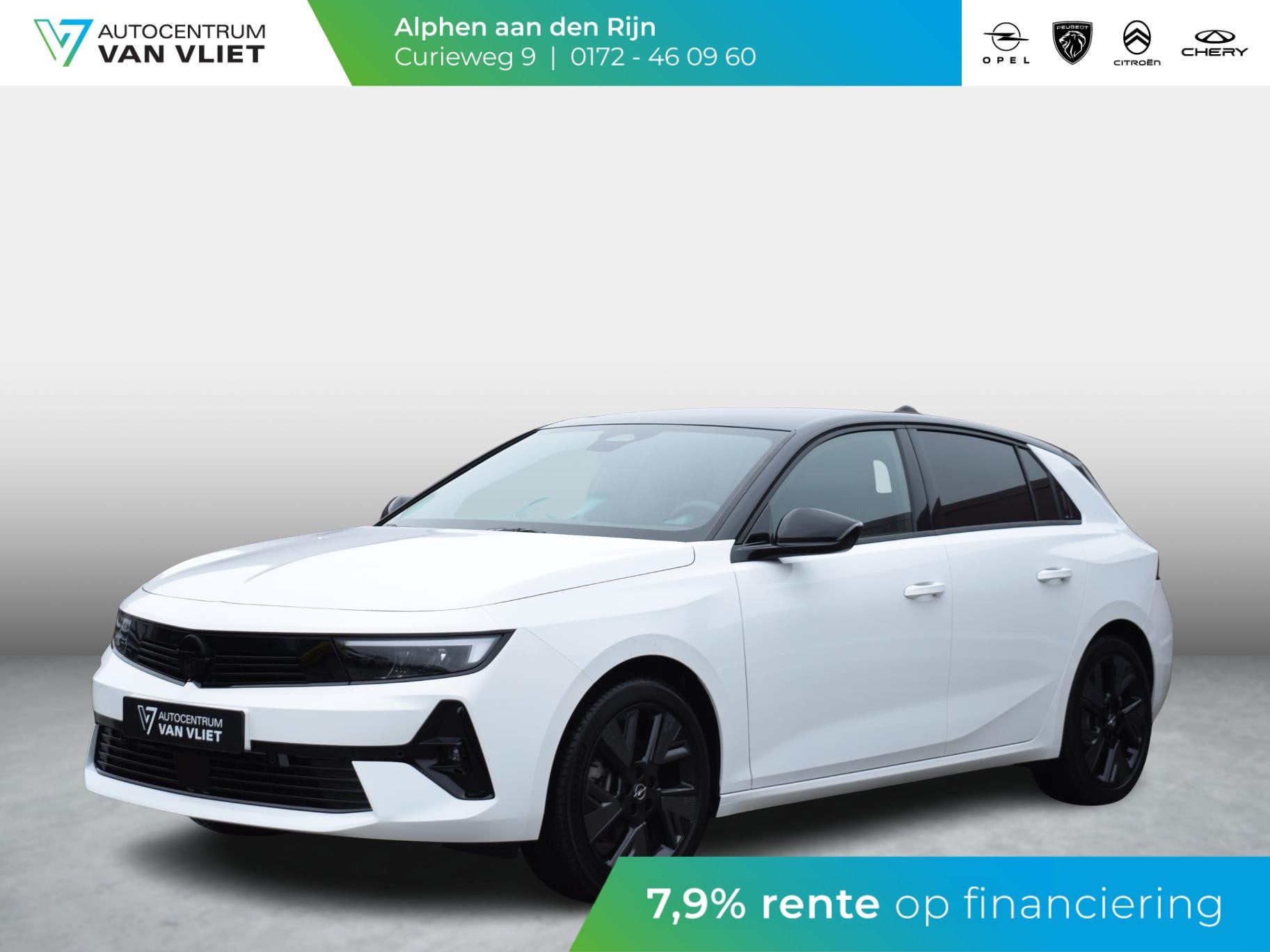 Opel Astra Electric 54 kWh GS | NAVI | 18" LICHTMETALEN VELG, Auto's, Gebruikt, 156 pk, Wit, Origineel Nederlands