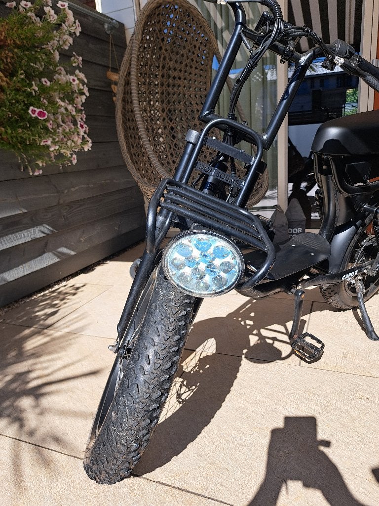 Don Souris Capo Fatbike (Matzwart) – 623 KM – oktober 2025, Ophalen, Zo goed als nieuw, 50 km per accu of meer, Overige merken