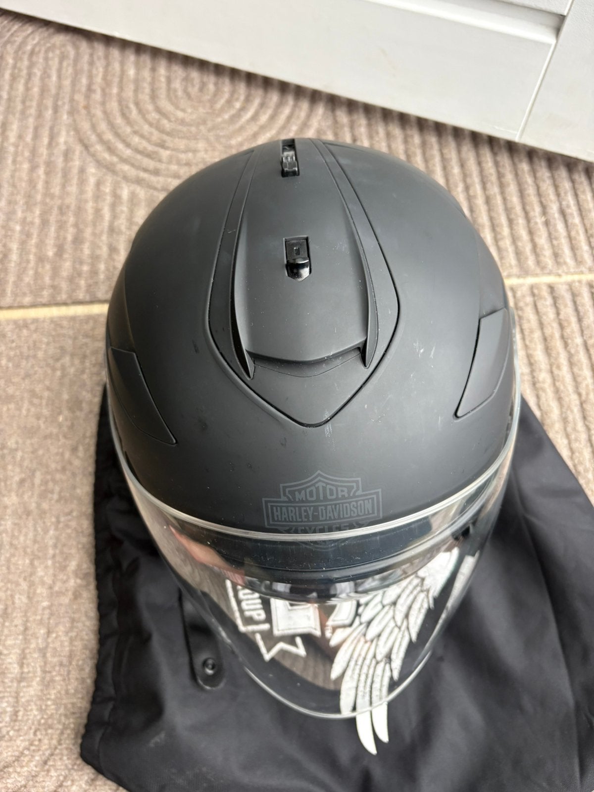 Harley Davidson helm maat XS, Motoren, Ophalen of Verzenden
