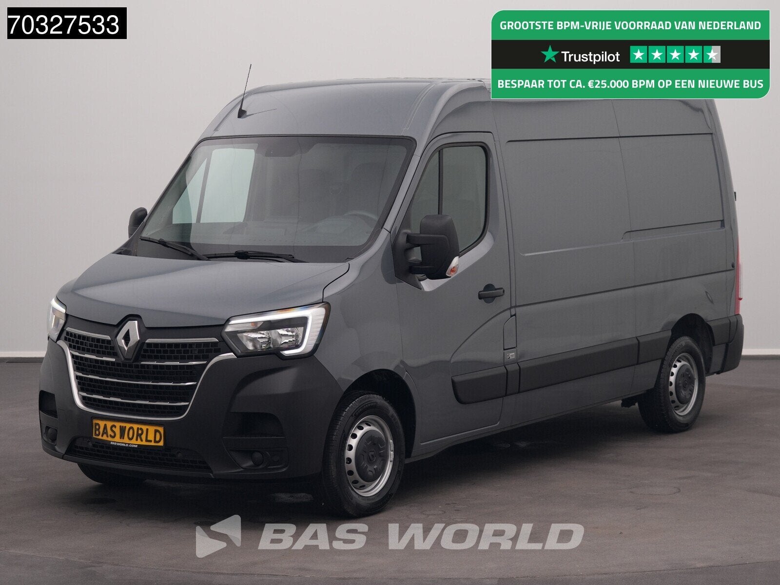 Renault Master 135PK L2H2 LED Navi Airco Cruise Parkeersenso, Gebruikt, Euro 6, 4 cilinders, Renault