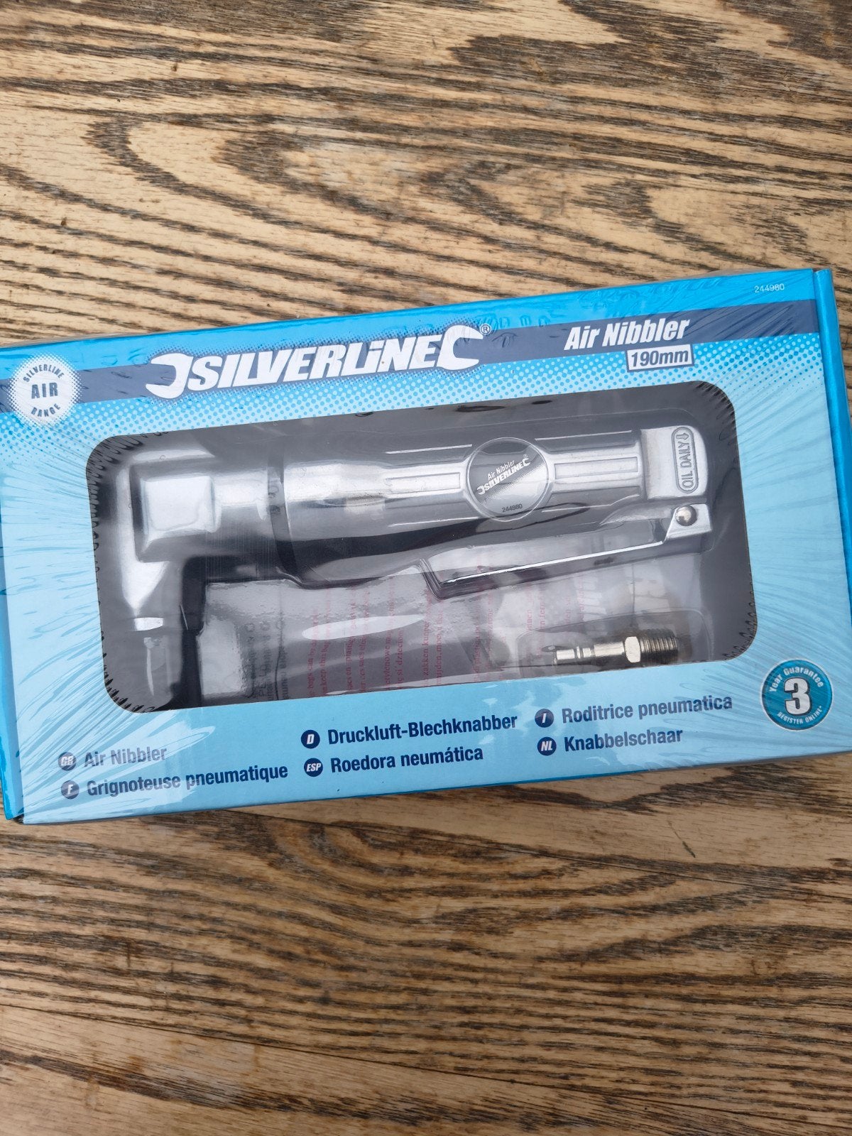 Nieuwe Silverline Luchtdruk Knabbelschaar 190mm, Ophalen of Verzenden, Nieuw