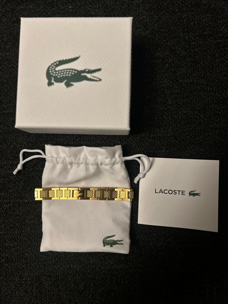 Lacoste armband goud, Ophalen of Verzenden, Zo goed als nieuw, Goud
