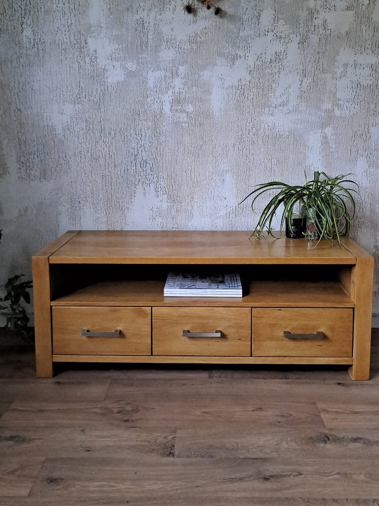 Tv meubel, Ophalen, 100 tot 150 cm, Zo goed als nieuw, Minder dan 100 cm