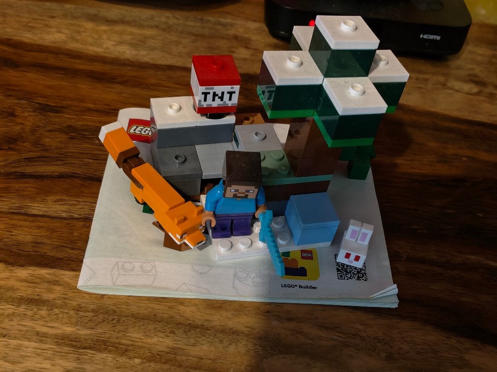 Lego Minecraft: Steve's Taiga-avontuur 21583, Minecraft, Lego, Compleet, Ophalen of Verzenden
