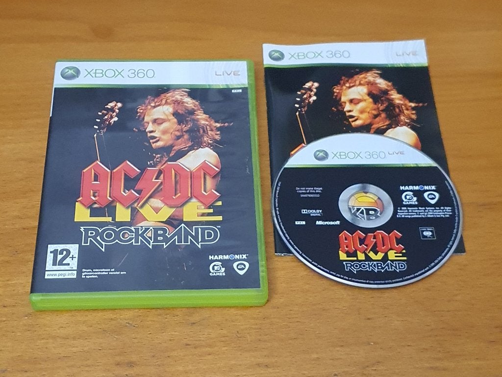 XBOX 360 | AC/DC Live Rock Band, Muziek, Gebruikt, Ophalen of Verzenden, 3 spelers of meer