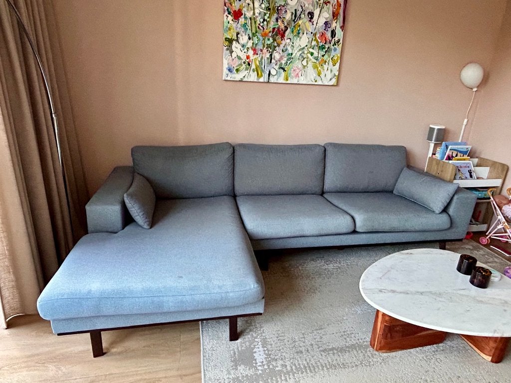 Hoekbank (links) – Wehkamp Torino – incl. wasbare hoezen, Ophalen, 250 tot 300 cm, Gebruikt, Hoekbank