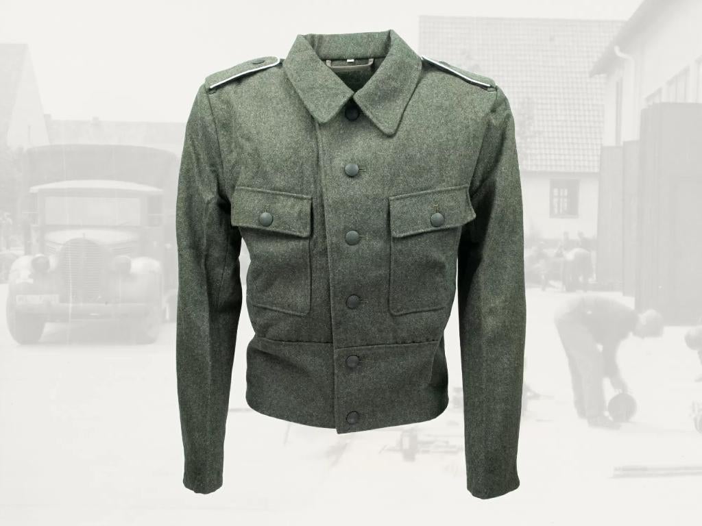 Veldjas,Duitsland,WWII,M44,Veldgrijs, Verzenden, Landmacht, Duitsland, Kleding of Schoenen