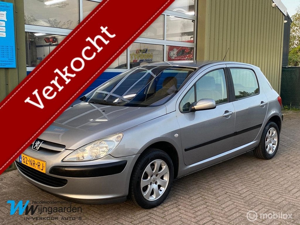 Peugeot 307 1.6-16V XT Pack|Cruise control|Airco|Trekhaak|, Voorwielaandrijving, Stof, Gebruikt, Beige